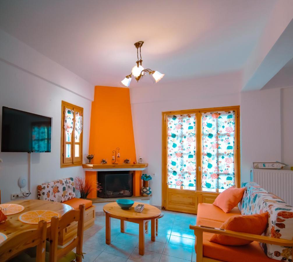 Orange House For Big Families In Damouchari - Delicious Houses Kültér fotó