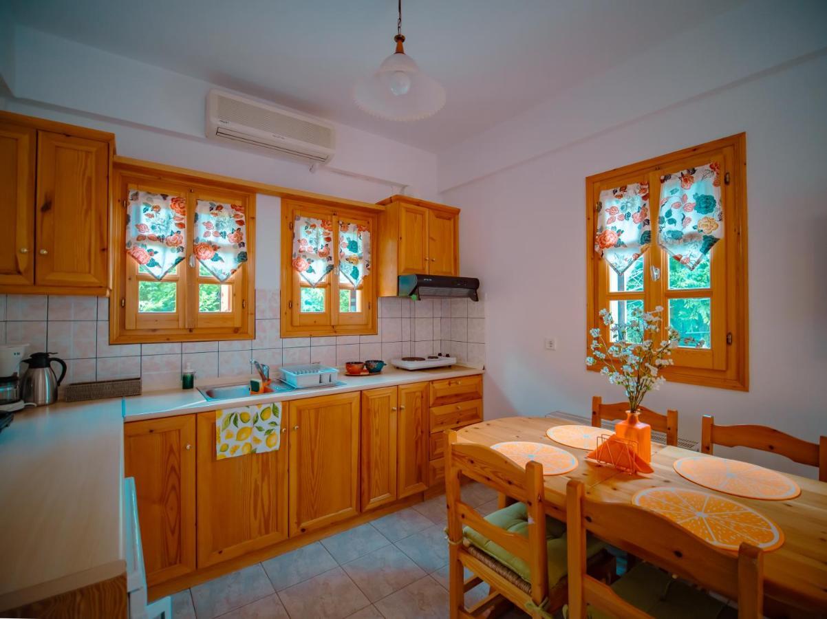 Orange House For Big Families In Damouchari - Delicious Houses Kültér fotó
