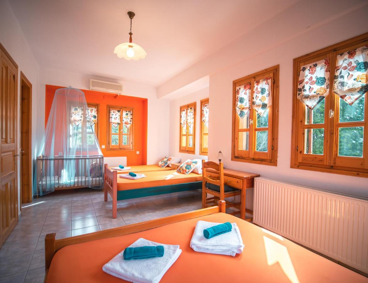 Orange House For Big Families In Damouchari - Delicious Houses Kültér fotó