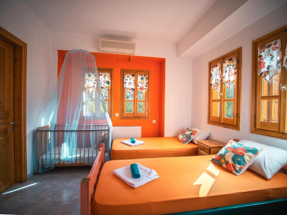 Orange House For Big Families In Damouchari - Delicious Houses Kültér fotó