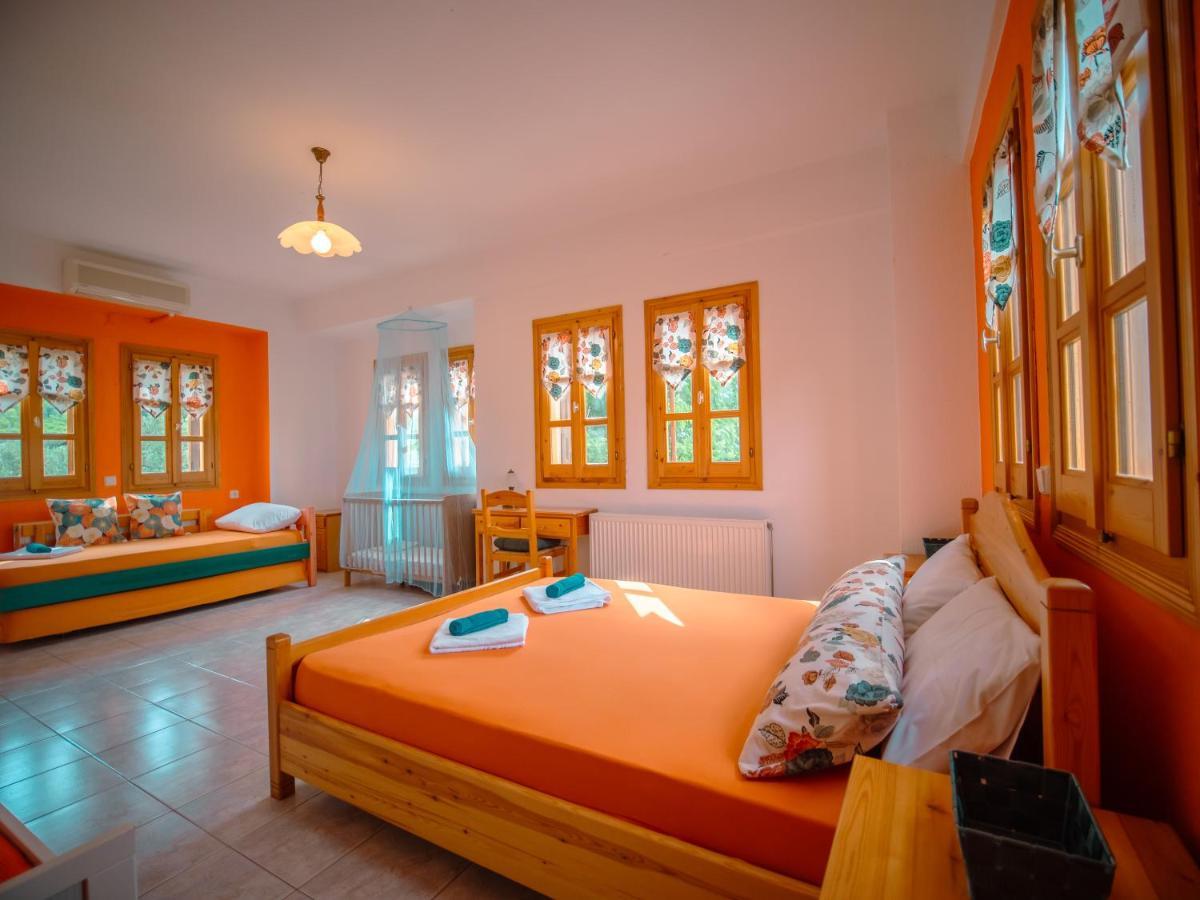 Orange House For Big Families In Damouchari - Delicious Houses Kültér fotó